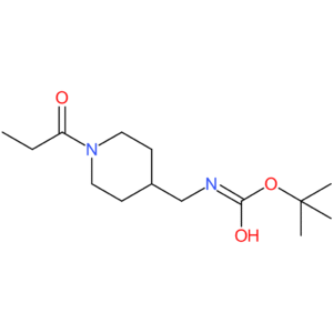 tert-Butyl [(1-propionylpiperidin-4-yl)methyl]carbamate