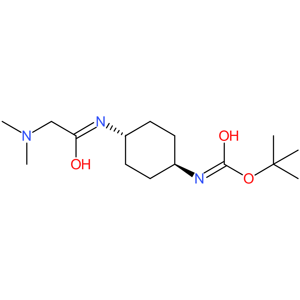 tert-Butyl (1R*,4R*)-4-[2-(dimethylamino)acetamido]cyclohexylcarbamate