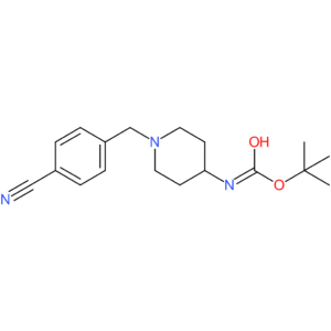 tert-Butyl 1-(4-cyanobenzyl)piperidin-4-ylcarbamate