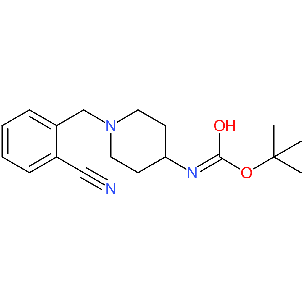 tert-Butyl 1-(2-cyanobenzyl)piperidin-4-ylcarbamate