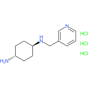 (1R*,4R*)-N1-(Pyridin-3-ylmethyl)cyclohexane-1,4-diamine trihydrochloride
