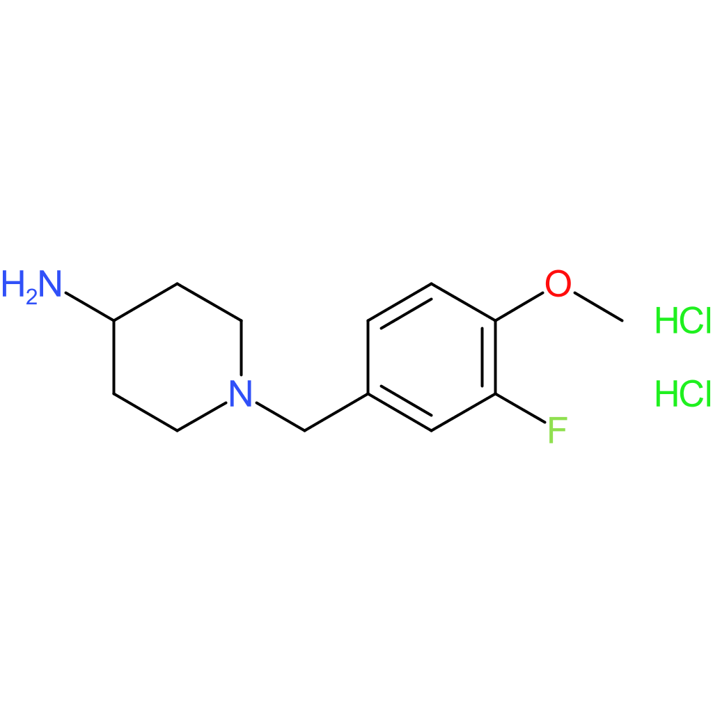 1-(3-Fluoro-4-methoxybenzyl)piperidin-4-amine dihydrochloride