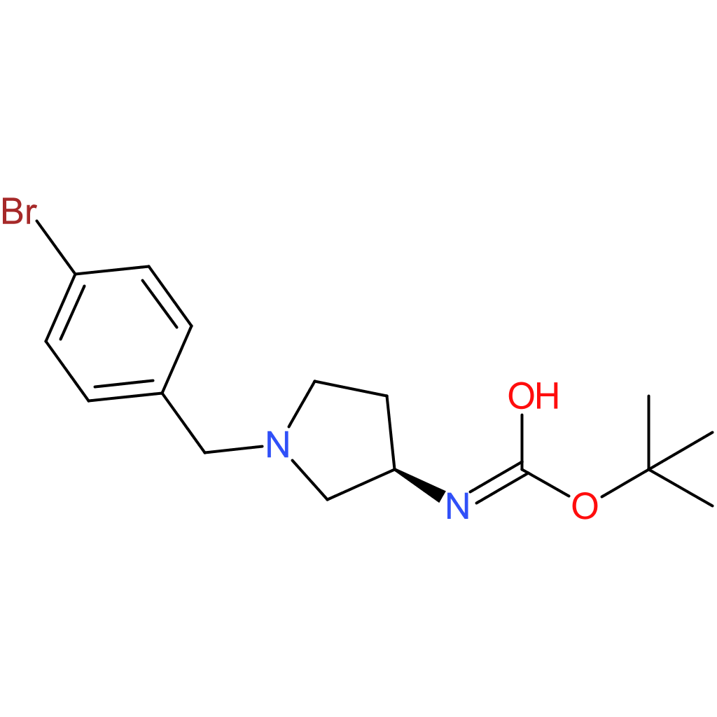 (R)-tert-Butyl 1-(4-bromobenzyl)pyrrolidin-3-ylcarbamate