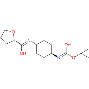 tert-Butyl (1S*,4R*)-4-[(S)-tetrahydrofuran-2-carbonylamino]cyclohexylcarbamate