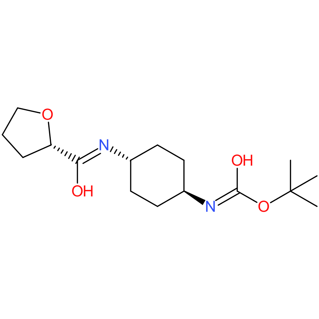 tert-Butyl (1S*,4R*)-4-[(S)-tetrahydrofuran-2-carbonylamino]cyclohexylcarbamate