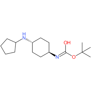 tert-Butyl (1R*,4R*)-4-(cyclopentylamino)cyclohexylcarbamate