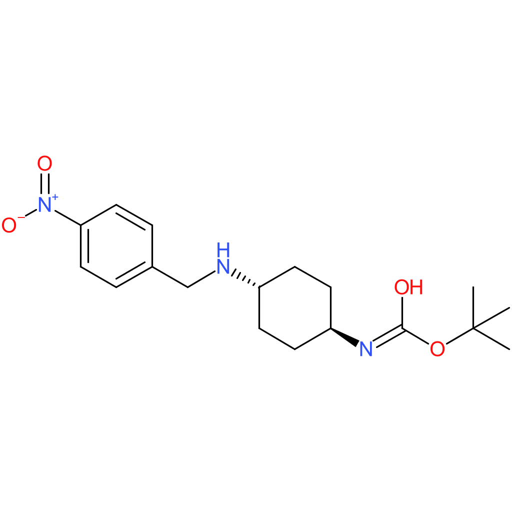 tert-Butyl (1R*,4R*)-4-(4-nitrobenzylamino)cyclohexylcarbamate