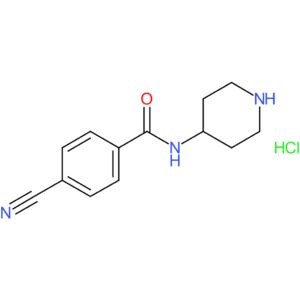 4-Cyano-N-piperidin-4-yl-benzamide hydrochloride