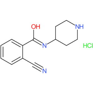 2-Cyano-N-piperidin-4-yl-benzamide hydrochloride