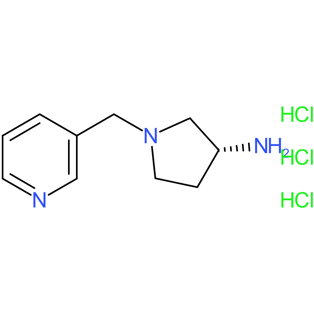 (R)-1-(Pyridin-3-ylmethyl)pyrrolidin-3-amine trihydrochloride