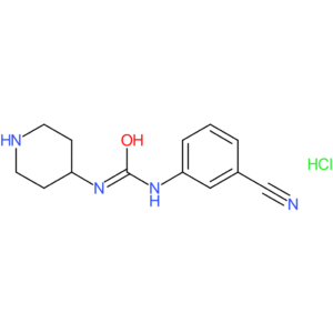 1-(3-Cyanophenyl)-3-piperidin-4-yl-urea hydrochloride