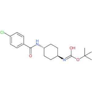 tert-Butyl (1R*,4R*)-4-(4-chlorobenzamido)cyclohexylcarbamate