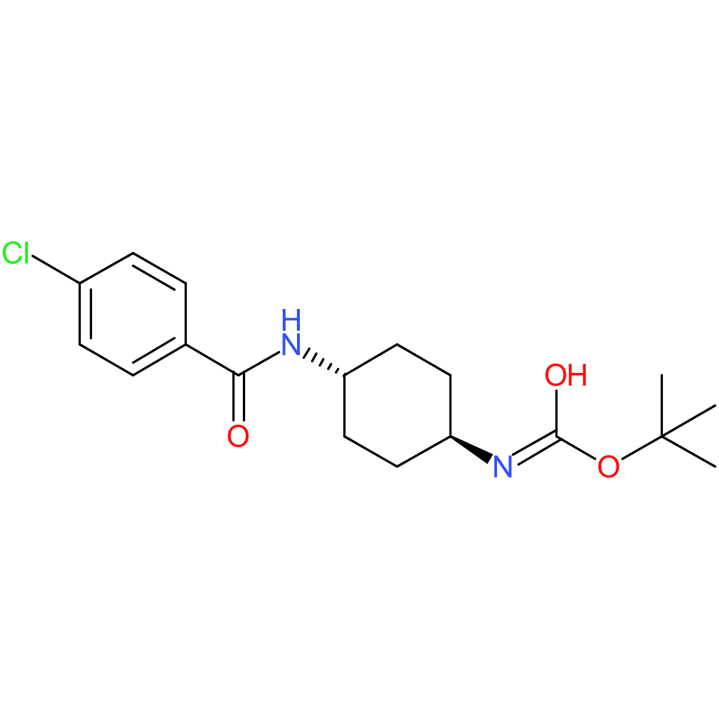 tert-Butyl (1R*,4R*)-4-(4-chlorobenzamido)cyclohexylcarbamate