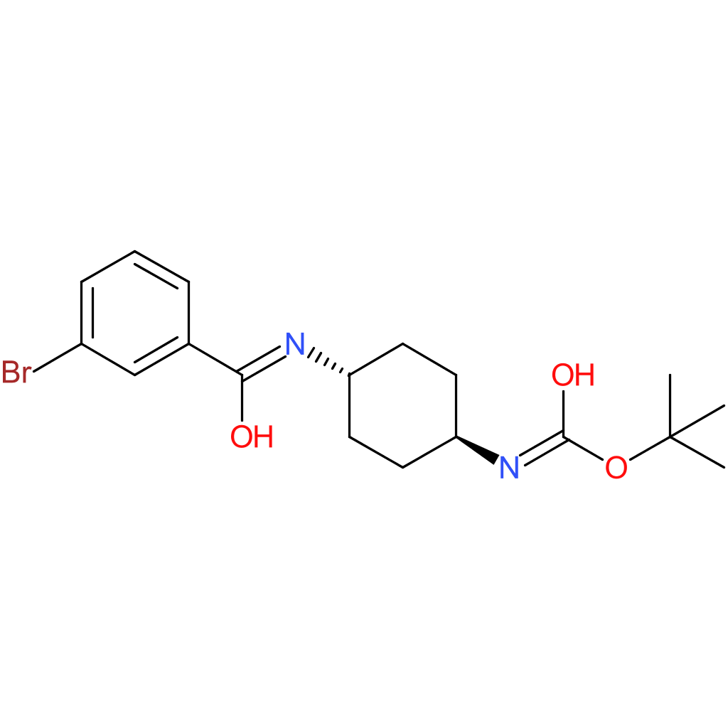 tert-Butyl (1R*,4R*)-4-(3-bromobenzamido)cyclohexylcarbamate