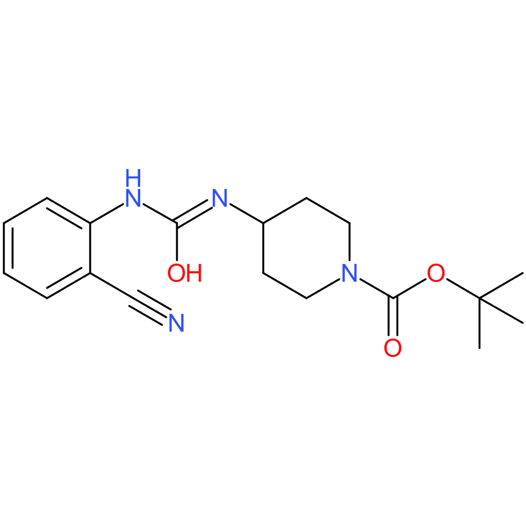 tert-Butyl 4-[3-(2-cyanophenyl)ureido]piperidine-1-carboxylate