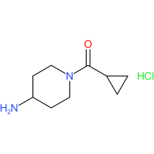 (4-Aminopiperidin-1-yl)(cyclopropyl)methanone hydrochloride
