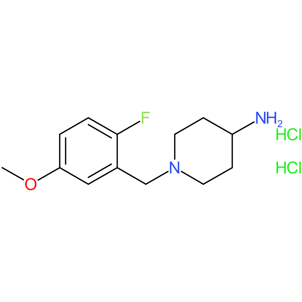 1-(2-Fluoro-5-methoxybenzyl)piperidin-4-amine dihydrochloride