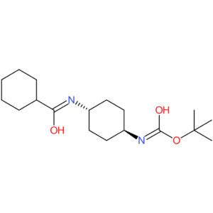 tert-Butyl (1R*,4R*)-4-(cyclohexanecarbonylamino)cyclohexylcarbamate