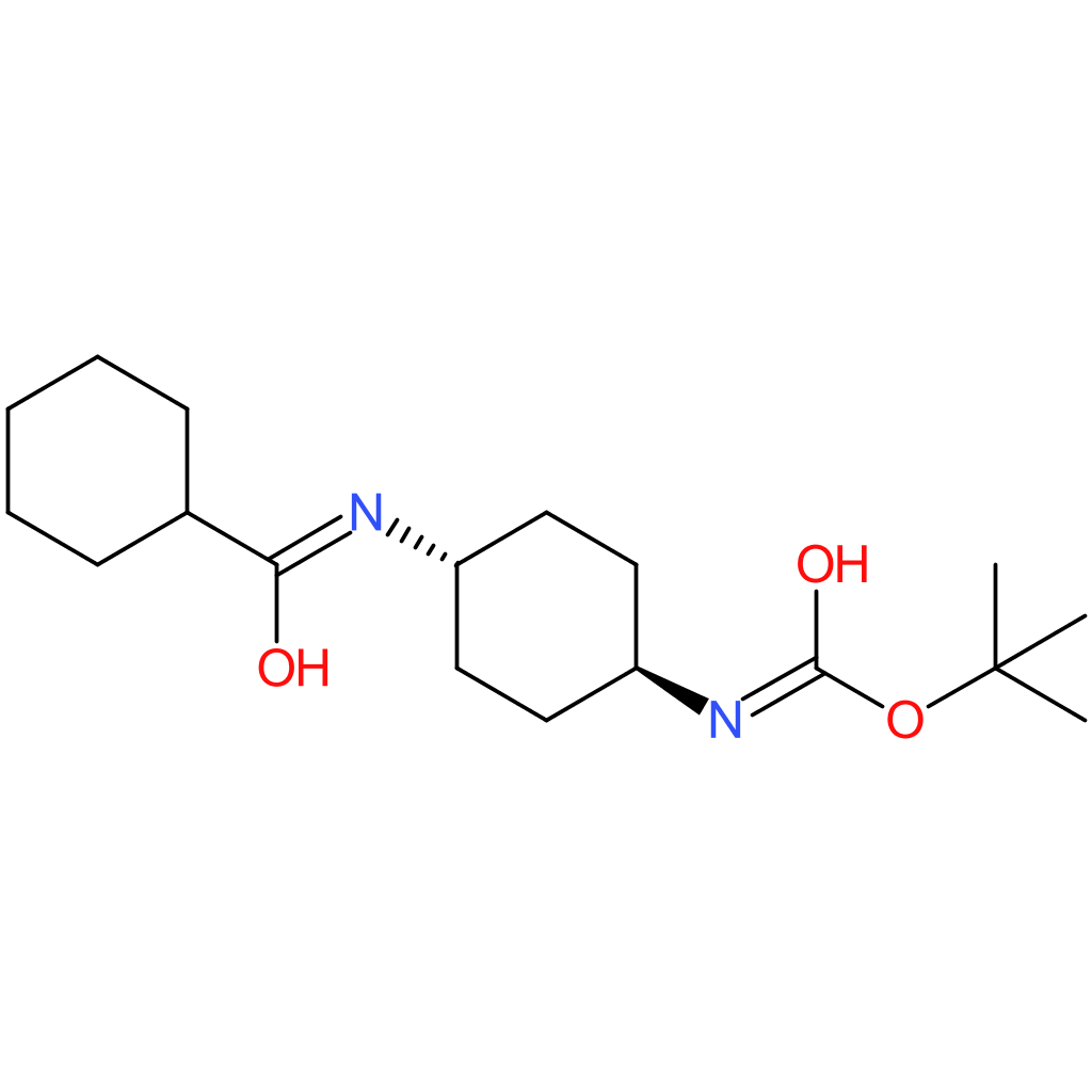 tert-Butyl (1R*,4R*)-4-(cyclohexanecarbonylamino)cyclohexylcarbamate