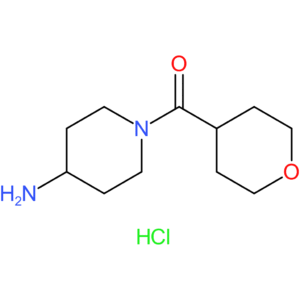 (4-Aminopiperidin-1-yl)(tetrahydro-2H-pyran-4-yl)methanone hydrochloride
