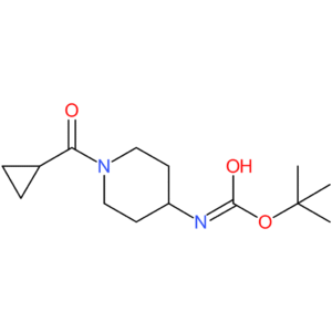 tert-Butyl 1-(cyclopropanecarbonyl)piperidin-4-ylcarbamate