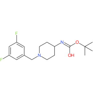 tert-Butyl 1-(3,5-difluorobenzyl)piperidin-4-ylcarbamate