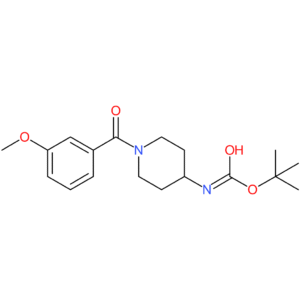 tert-Butyl 1-(3-methoxybenzoyl)piperidin-4-ylcarbamate