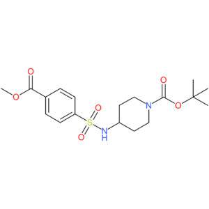 tert-Butyl 4-(4-(methoxycarbonyl)phenylsulfonamido)piperidine-1-carboxylate
