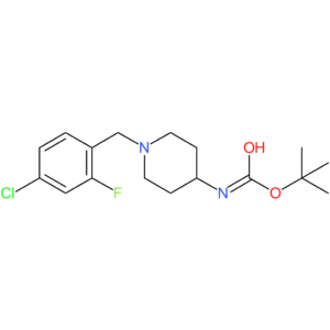 tert-Butyl 1-(4-chloro-2-fluorobenzyl)piperidin-4-ylcarbamate