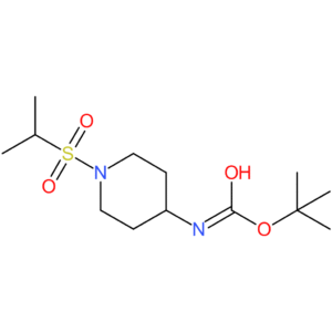 tert-Butyl 1-(isopropylsulfonyl)piperidin-4-ylcarbamate