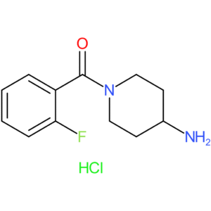 (4-Aminopiperidin-1-yl)(2-fluorophenyl)methanone hydrochloride