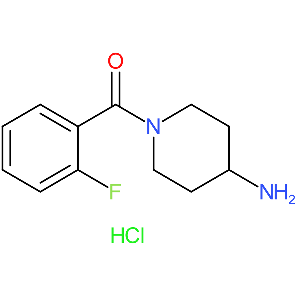 (4-Aminopiperidin-1-yl)(2-fluorophenyl)methanone hydrochloride