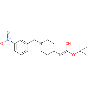 tert-Butyl 1-(3-nitrobenzyl)piperidin-4-ylcarbamate