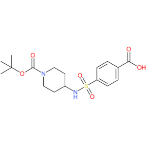 4-[1-(tert-Butoxycarbonyl)piperidin-4-ylaminosulfonyl]benzoic acid