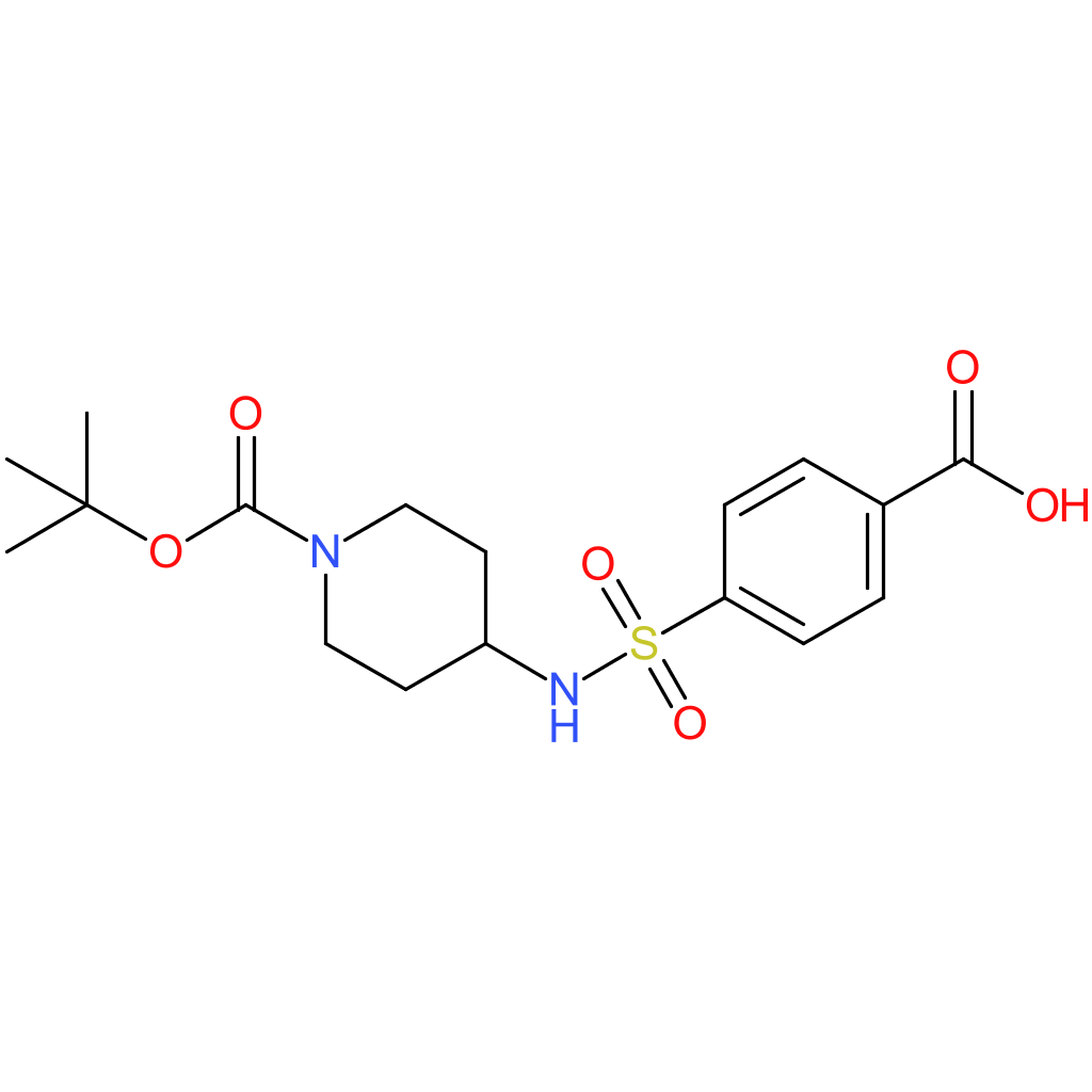 4-[1-(tert-Butoxycarbonyl)piperidin-4-ylaminosulfonyl]benzoic acid