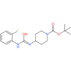 tert-Butyl 4-[3-(2-fluorophenyl)ureido]piperidine-1-carboxylate