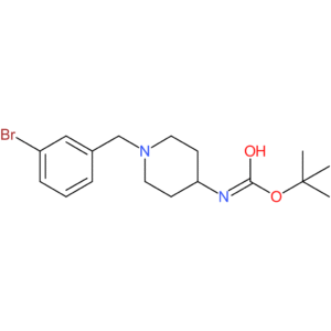 tert-Butyl 1-(3-bromobenzyl)piperidin-4-ylcarbamate