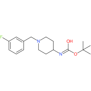 tert-Butyl 1-(3-fluorobenzyl)piperidin-4-ylcarbamate
