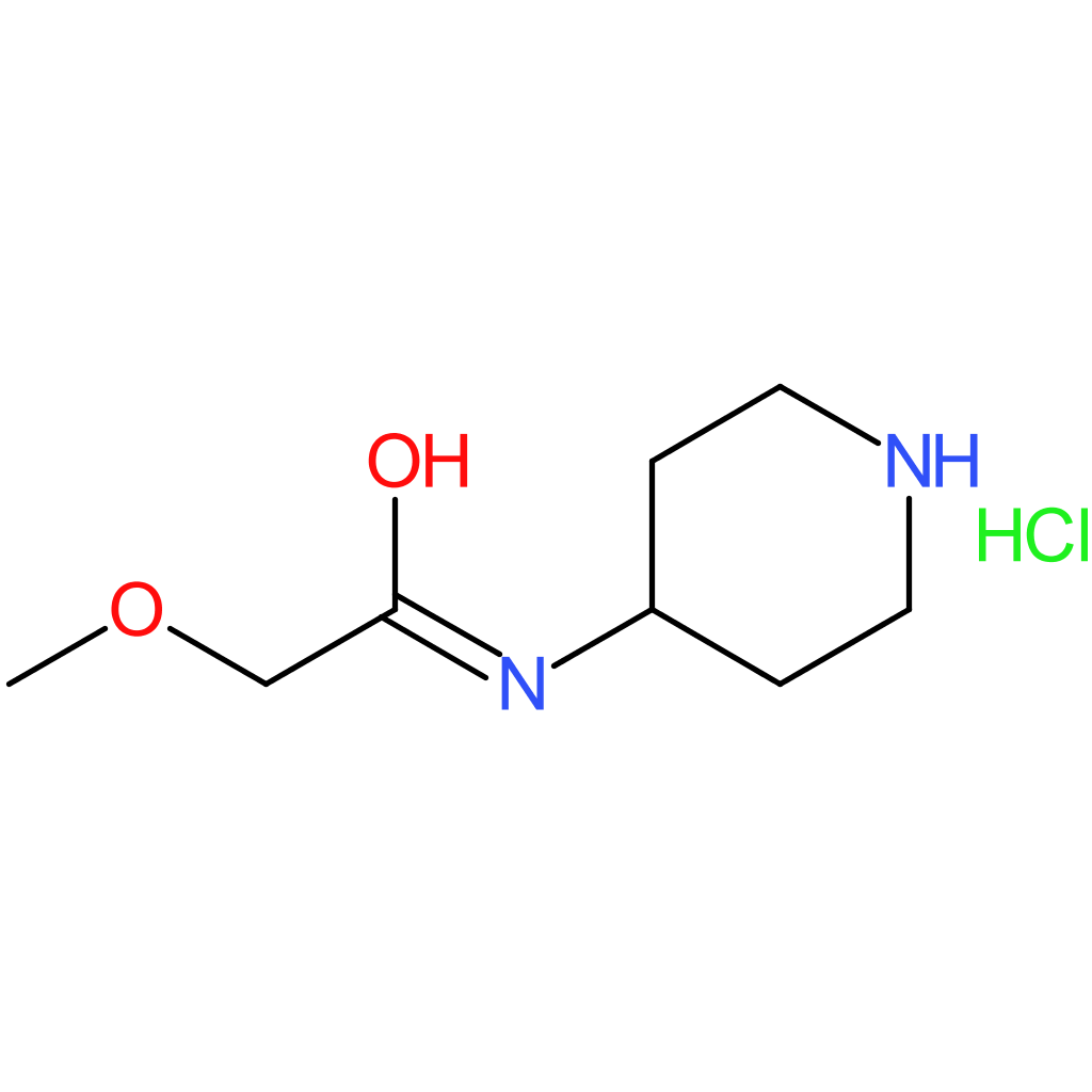 2-Methoxy-N-(piperidine-4-yl)acetamide hydrochloride