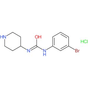 1-(3-Bromophenyl)-3-(piperidin-4-yl)urea hydrochloride