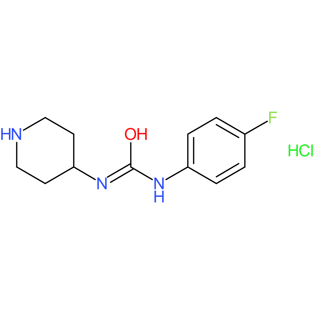 1-(4-Fluorophenyl)-3-(piperidine-4-yl)urea hydrochloride