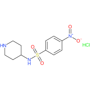 4-Nitro-N-(piperidin-4-yl)benzenesulfonamide hydrochloride