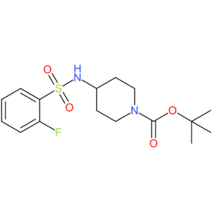 tert-Butyl 4-(2-fluorophenylsulfonamido)piperidine-1-carboxylate