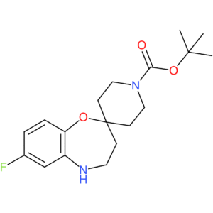 tert-Butyl 7-fluoro-4,5-dihydro-3H-spiro[1,5-benzoxazepine-2,4′-piperidine]-1′-carboxylate