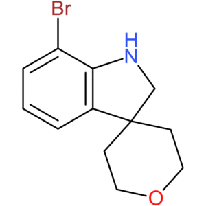 7-Bromo-1,2-dihydrospiro[indole-3,4′-oxane]