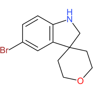 5-Bromo-1,2-dihydrospiro[indole-3,4′-oxane]