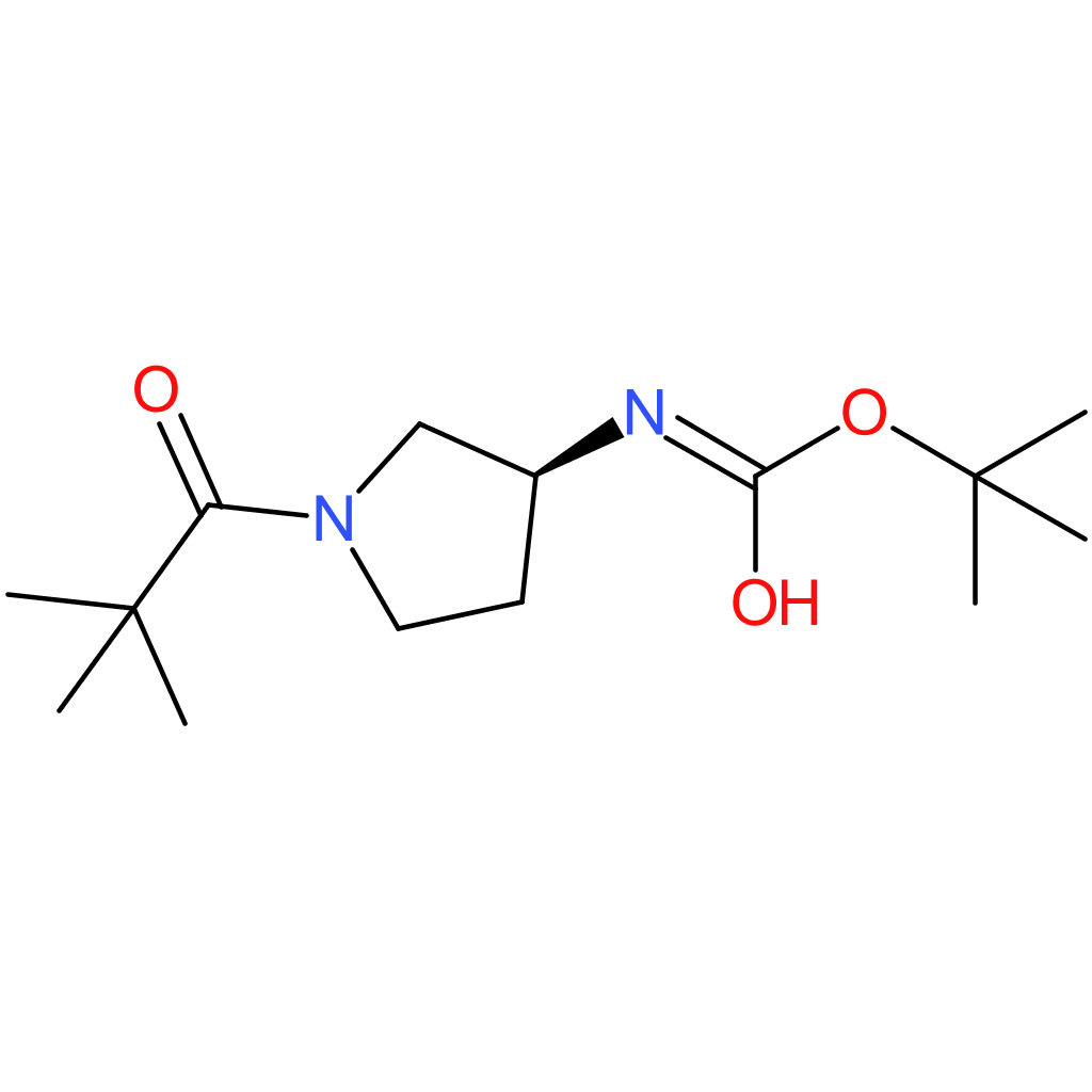 (S)-tert-Butyl 1-pivaloylpyrrolidin-3-ylcarbamate