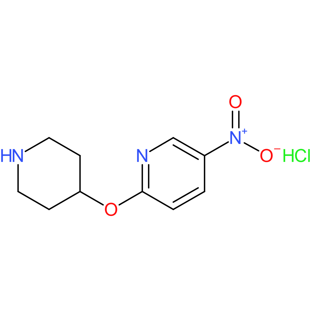 5-Nitro-2-(piperidin-4-yloxy)pyridine hydrochloride