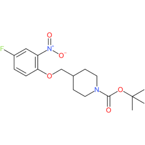 tert-Butyl 4-[(4-fluoro-2-nitrophenoxy)methyl]piperidine-1-carboxylate