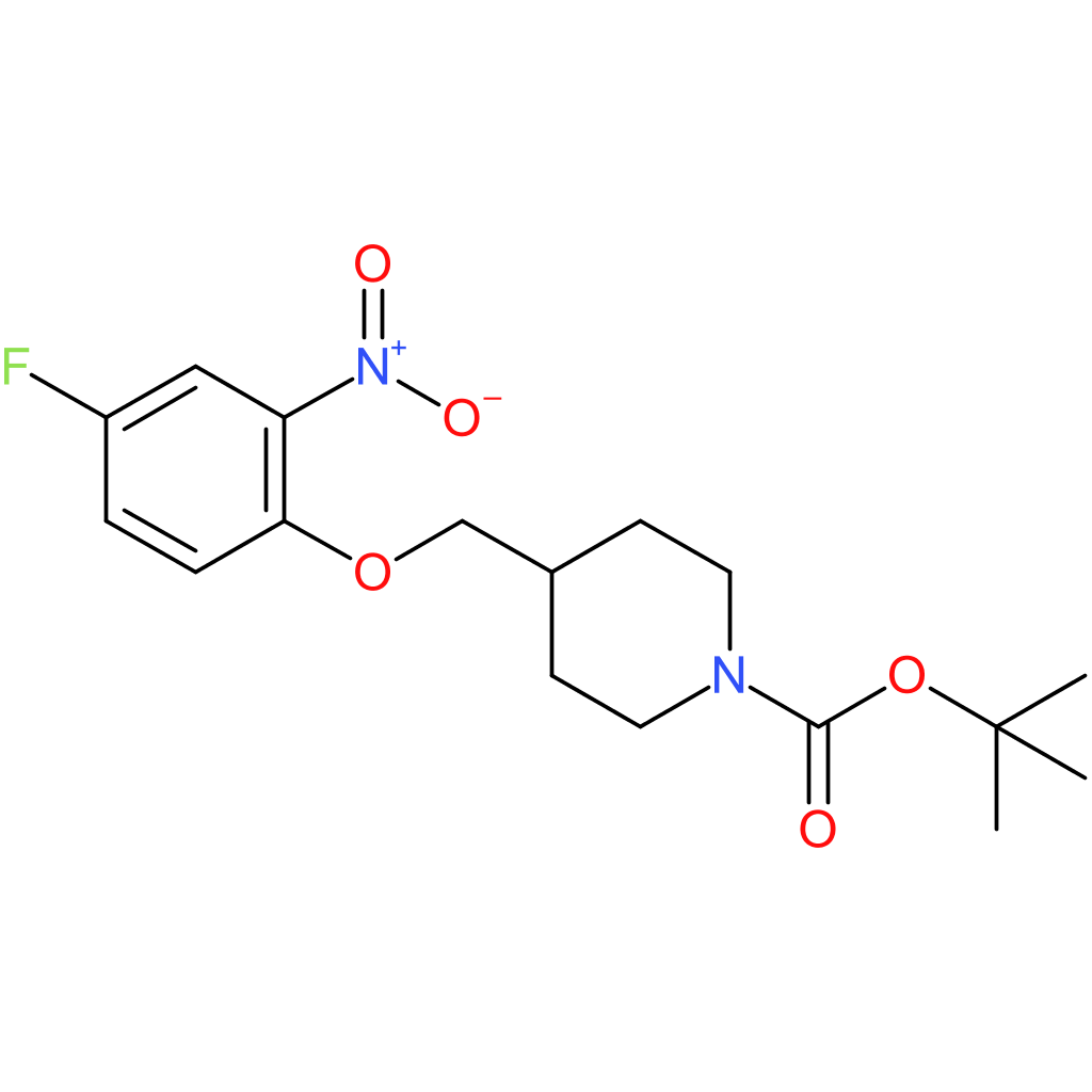 tert-Butyl 4-[(4-fluoro-2-nitrophenoxy)methyl]piperidine-1-carboxylate